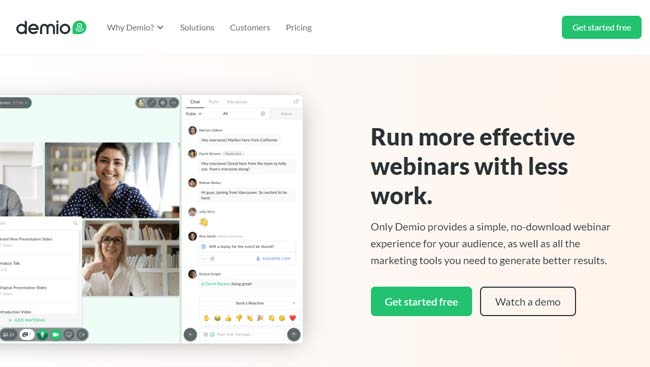 demio evergreen automated webinar free