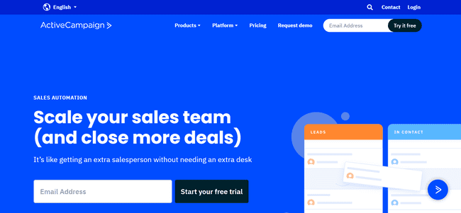 ActiveCampaign automatización de ventas y crm