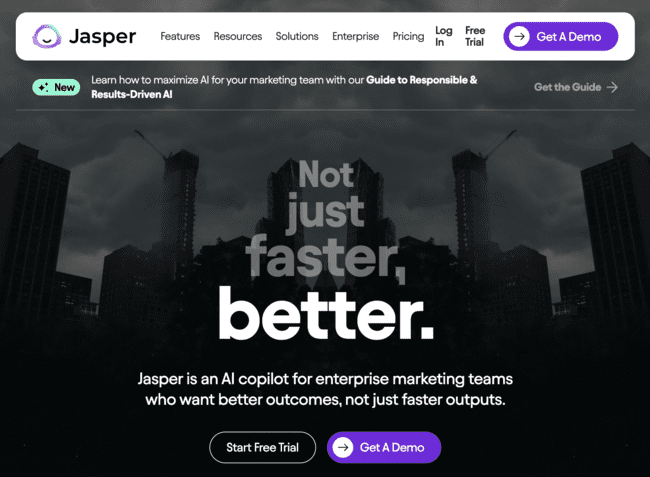 Jasper Chat plataforma avanzada de redacción con IA